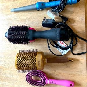 Hair Styling Tool Bundle- Revlon, Babyliss, Marilyn & Olivia Garden